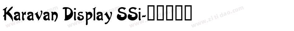 Karavan Display SSi字体转换